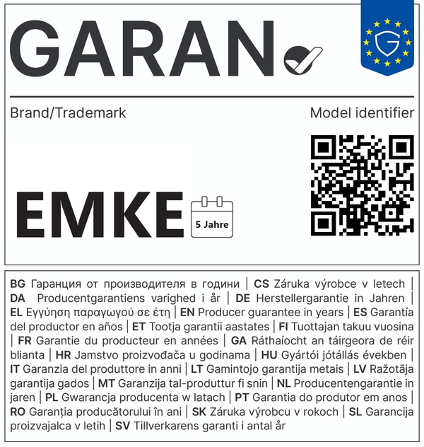 QR-Code zur gesetzlichen Gewährleistung
