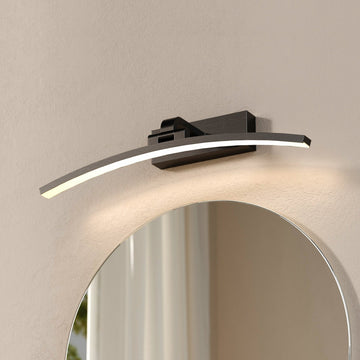 LED Spiegelleuchte mit 360° drehbaren Köpfen & warmweißem Licht, IP21