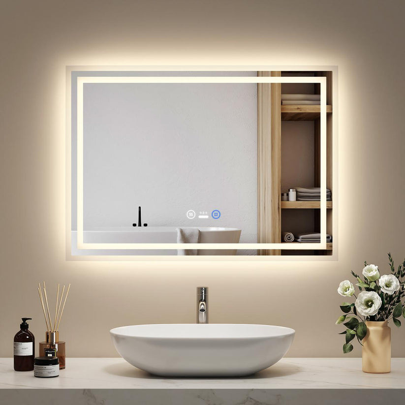 Badezimmerspiegel Dimlite LM04 - 50 x 70 cm / Touch + 3 Farben + Anti-Beschlag + Mit Bewegungssensor - Bild 21