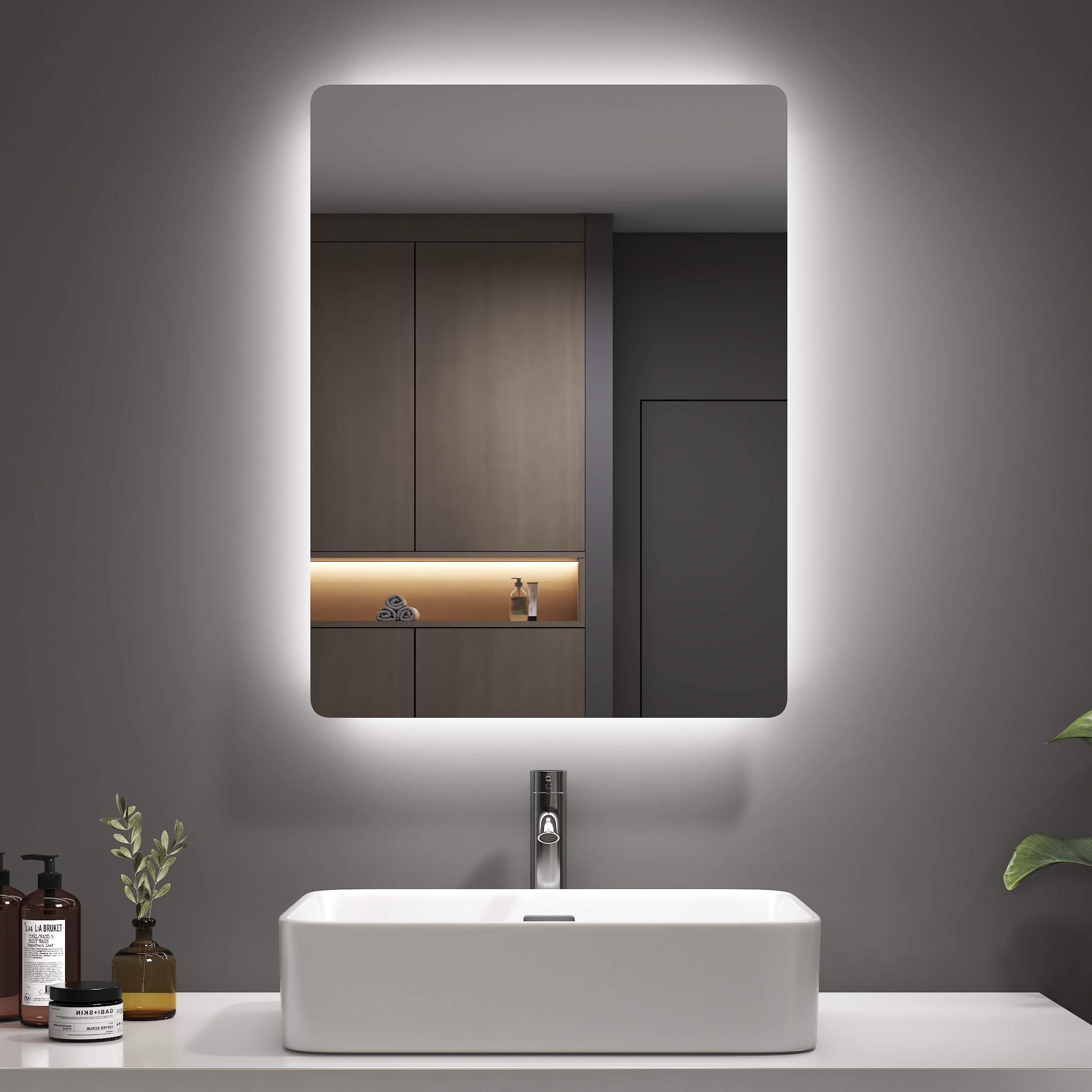 Badezimmerspiegel Glowrim LM09