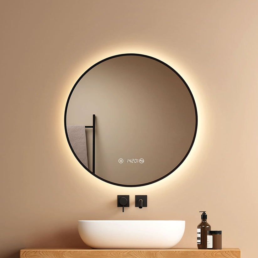 Badezimmerspiegel Glowrim OLM09 - Schwarz / 60 cm - Bild 13