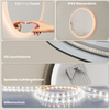 EMKE Badspiegel Rund "LeeMi γ Pro" 60*60cm mit 3000K/4000K/6500K LED Beleuchtung,Touch+Dimmbar+Antibeschlag