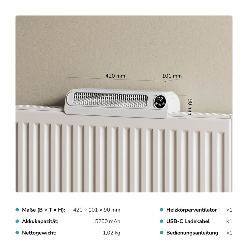 Heizkörperventilator RCF - Gitter-Design - Bild 14