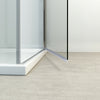 EMKE Schwallschutzleiste S04 Badezimmer, geeignet für 4–6 mm Glas (abreißbare Kante), Schwanzlänge 20 mm, Tropfreflektordichtung, verwendet für 4–6 mm Glas, Material PVC, Farbe klar.