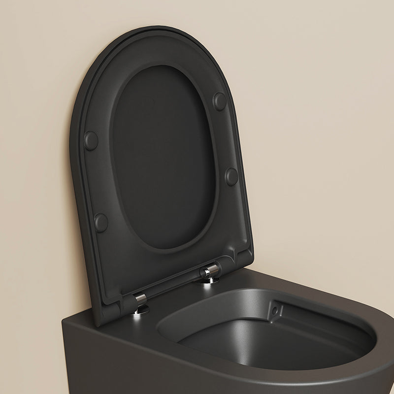 WC-Sitz für Wand-WC - Schwarz - Bild 9