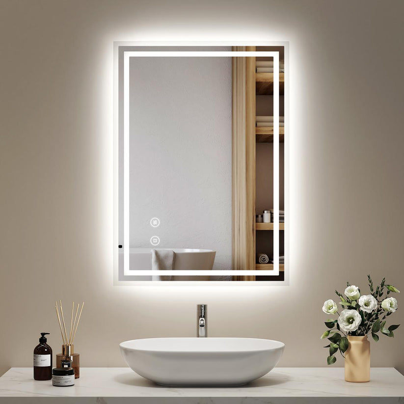 Badezimmerspiegel Dimlite LM04 - 50 x 70 cm / Touch + Kaltweiß + Anti-Beschlag - Bild 18