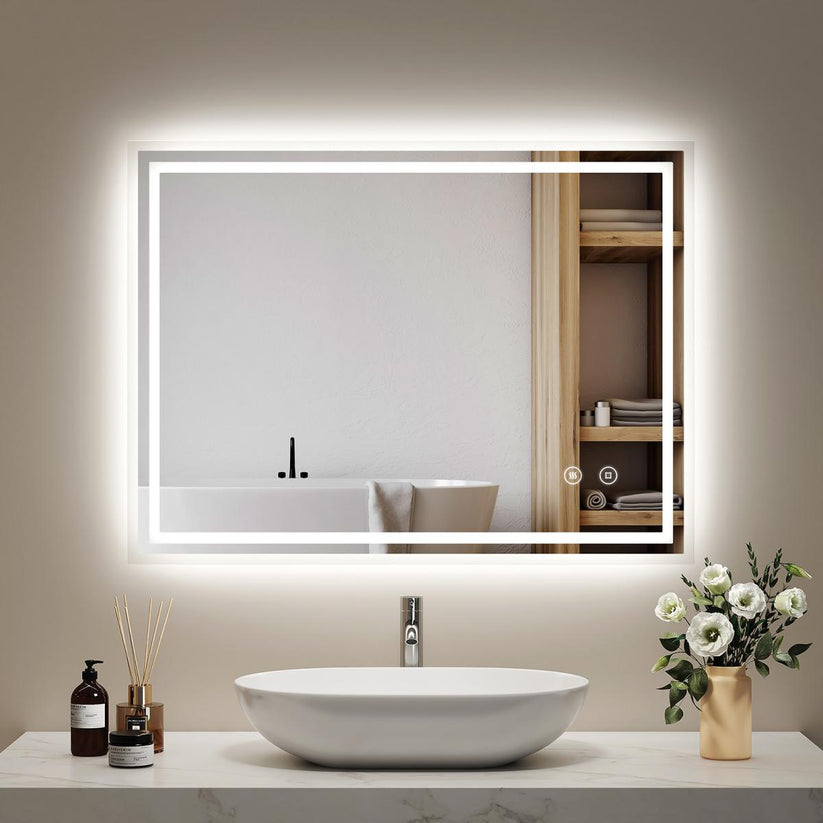 Badezimmerspiegel Dimlite LM04 - 60 x 80 cm / Touch + Kaltweiß + Anti-Beschlag - Bild 29