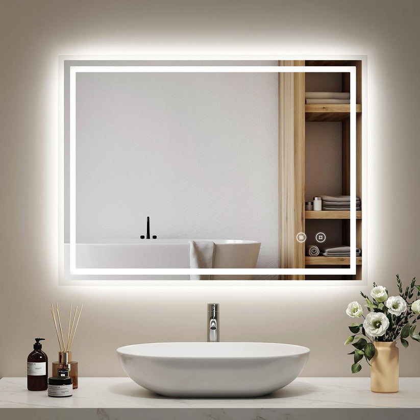 Badezimmerspiegel Dimlite LM04 - 70 x 90 cm / Touch + Kaltweiß + Anti-Beschlag - Bild 14