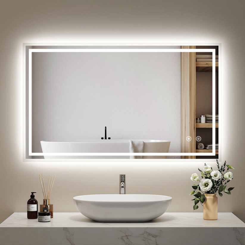 Badezimmerspiegel Dimlite LM04 - 100 x 60 cm / Touch + Kaltweiß + Anti-Beschlag - Bild 11