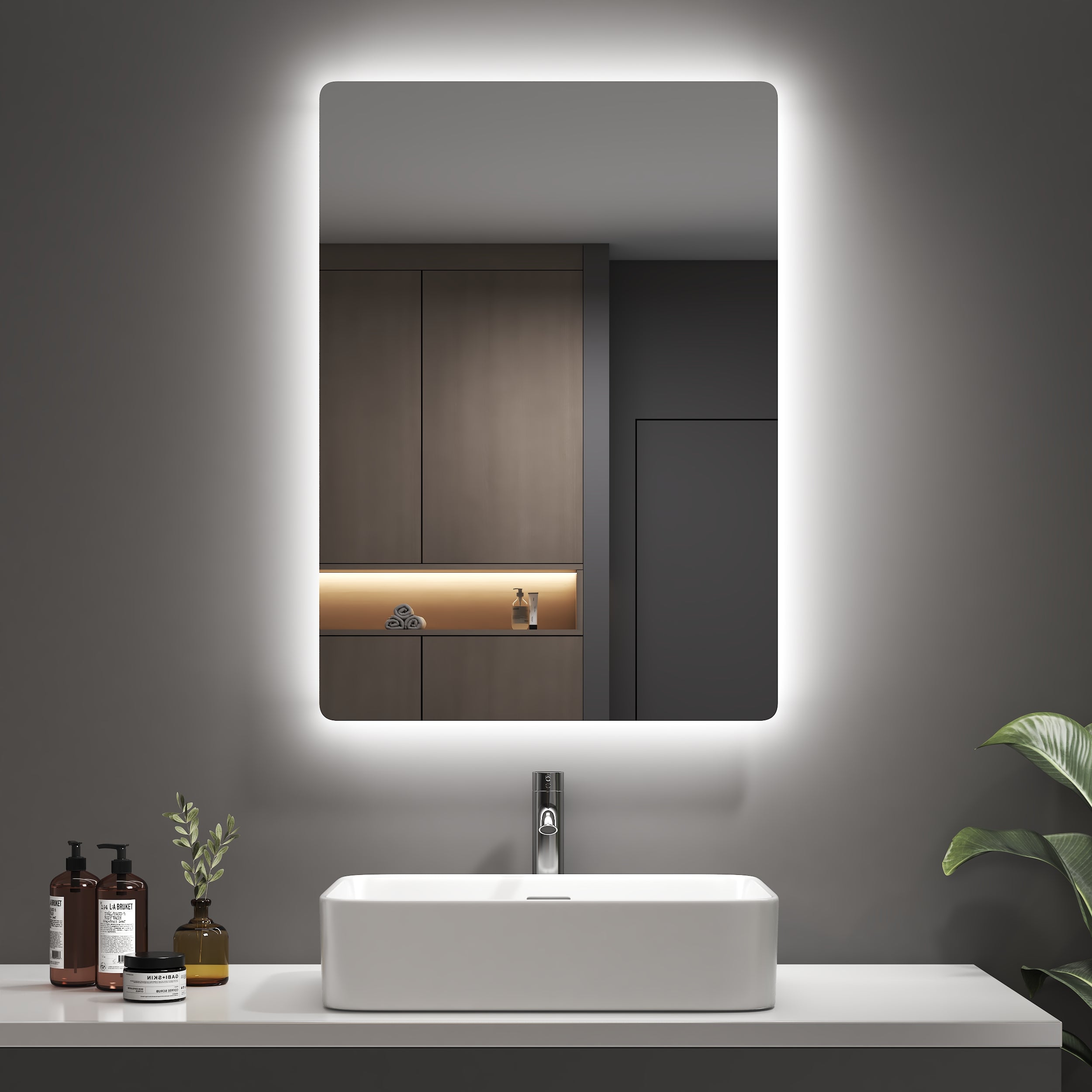 Badezimmerspiegel Glowrim LM09