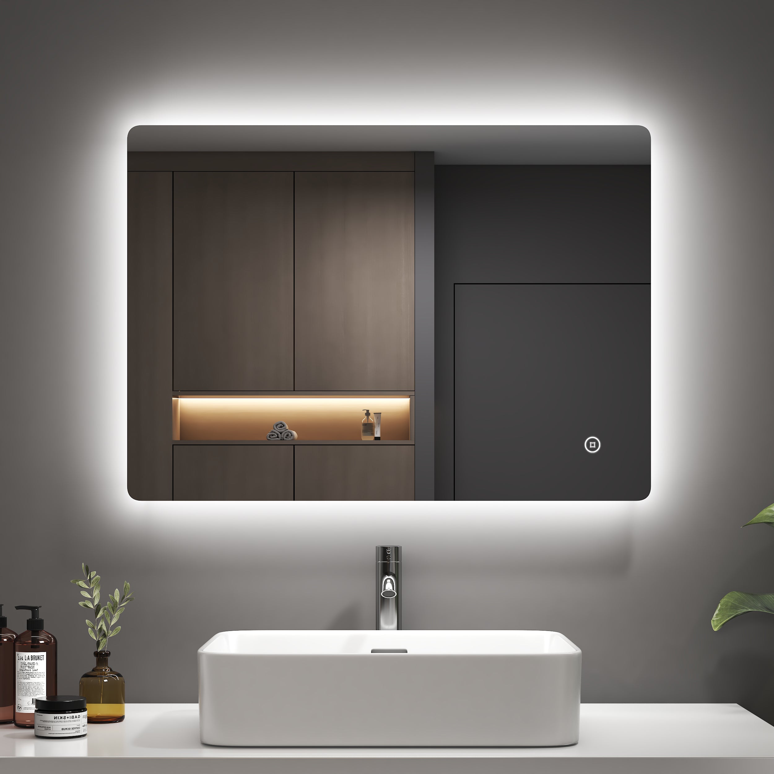 Badezimmerspiegel Glowrim LM09