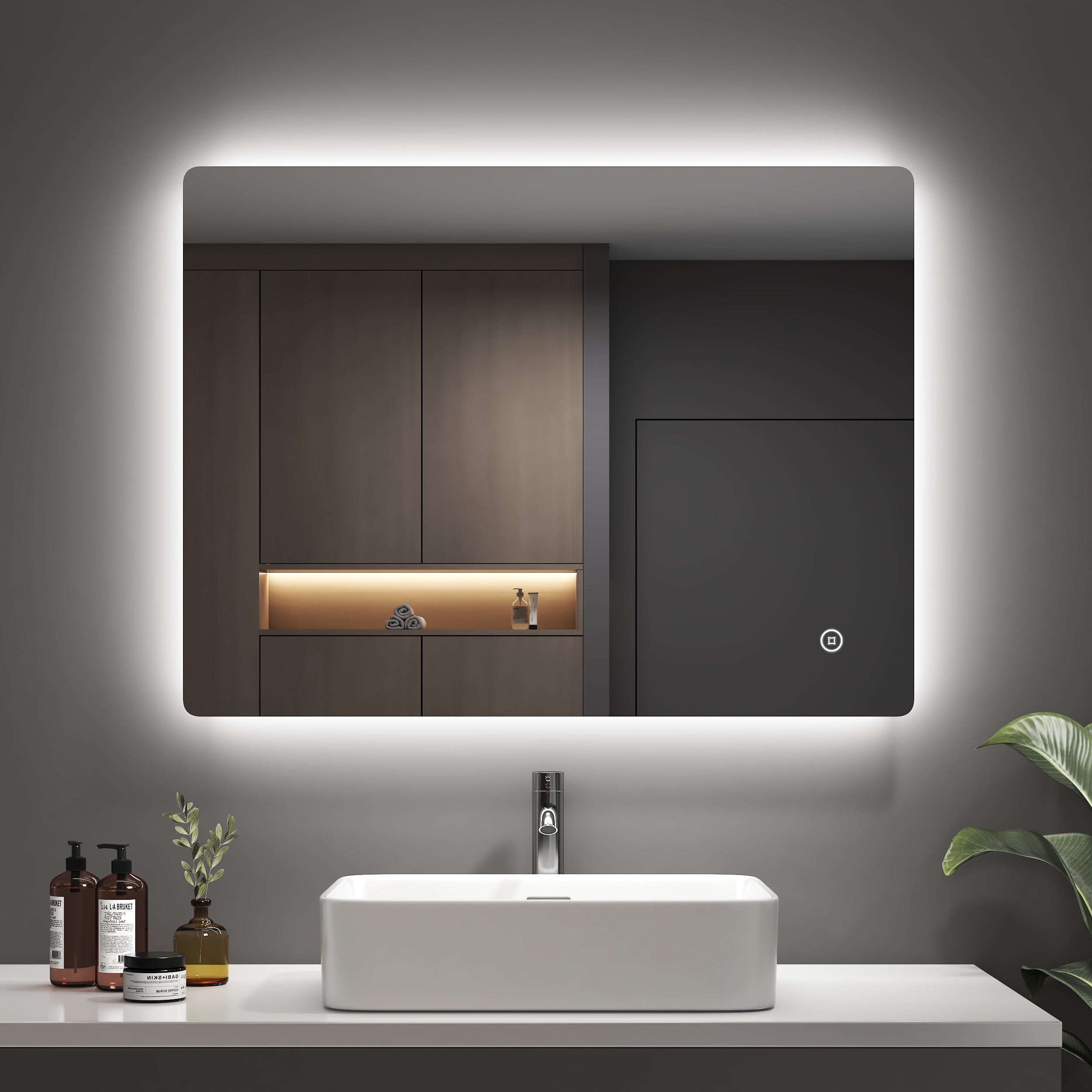 Badezimmerspiegel Glowrim LM09