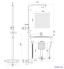 EMKE Regendusche (Rainshower-System mit Themostat, Chrom)