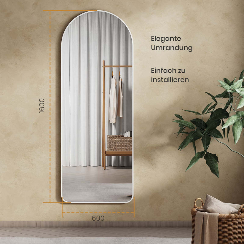 Ganzkörperspiegel FM07 - Weiß / 160 x 60 cm - Bild 24