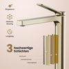 EMKE XF21  Wasserhahn Bad hoch, Waschtischarmatur, Mischbatterie Küche, Waschbecken Armaturen, Champagnergold