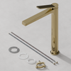 EMKE XF21  Wasserhahn Bad hoch, Waschtischarmatur, Mischbatterie Küche, Waschbecken Armaturen, Champagnergold