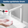 EMKE XF21  Wasserhahn Bad hoch, Waschtischarmatur, Mischbatterie Küche, Waschbecken Armaturen, Weiß Matt