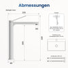 EMKE XF21  Wasserhahn Bad hoch, Waschtischarmatur, Mischbatterie Küche, Waschbecken Armaturen, Weiß Matt