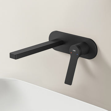 Wandarmatur mit Einhebelmischer und integriertem Luftsprudler