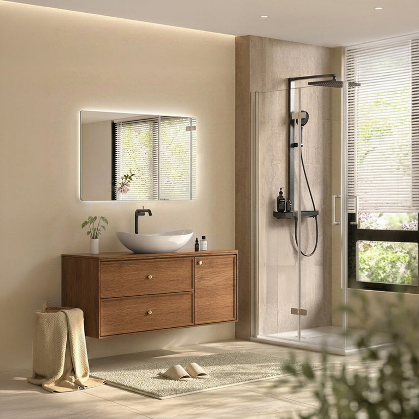 Badezimmerspiegel Glowrim LM09 - 80 x 60 cm / Kaltweiß - Bild 3