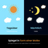 LED-Badezimmerspiegel mit Anti-Beschlag, Touch-Steuerung & 3 Lichtfarben, rahmenloses Design