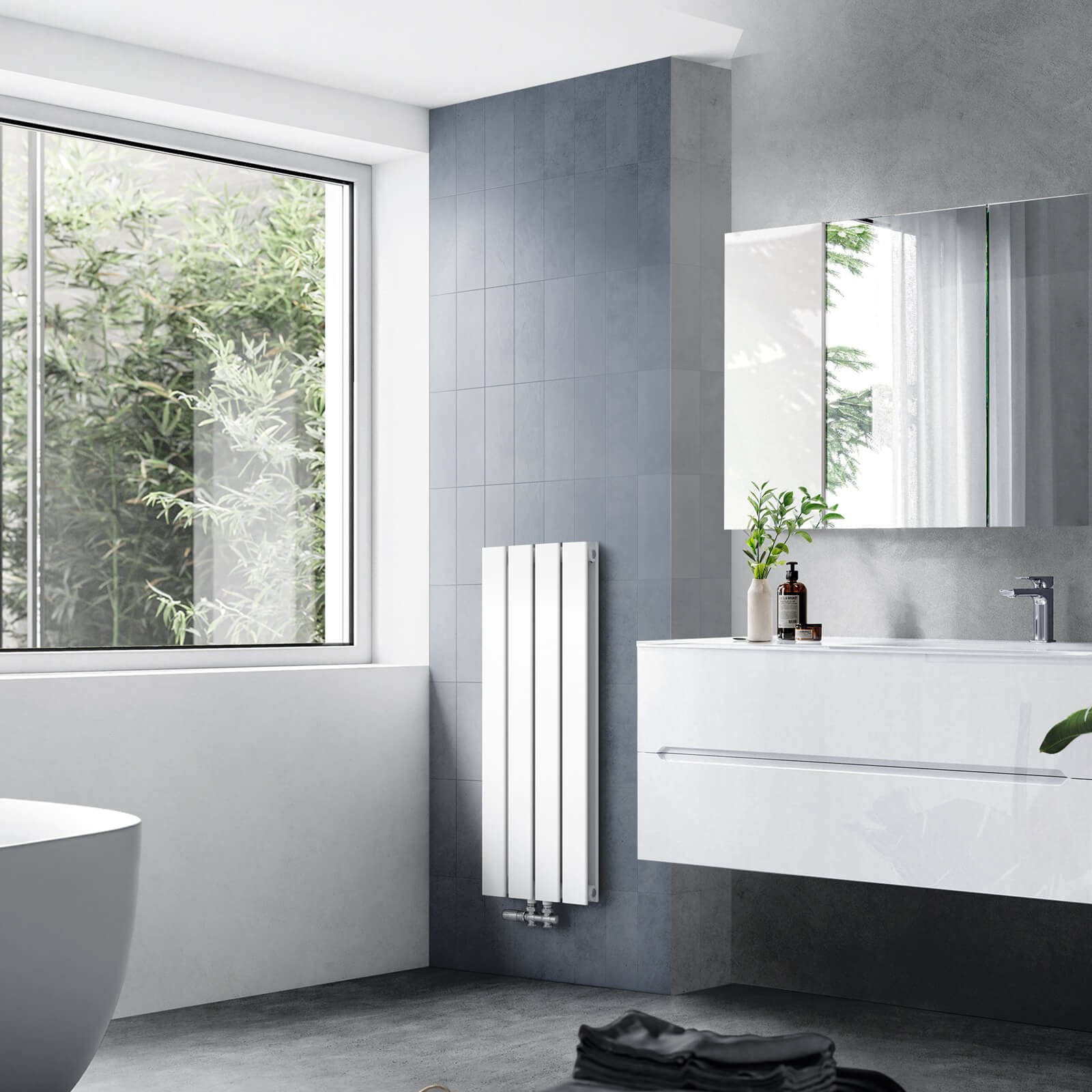 EMKE Miroir Salle de Bain LED 120 x 60 cm, avec Loupe 3 Fois EMKE Miroir Salle de Bain LED 120 x 60 cm, avec Loupe 3 Fois