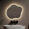 LED-Badezimmerspiegel mit Anti-Beschlag, Touch-Steuerung & 3 Lichtfarben, rahmenloses Design