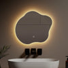 LED-Badezimmerspiegel mit Anti-Beschlag, Touch-Steuerung & 3 Lichtfarben, rahmenloses Design