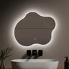 LED-Badezimmerspiegel mit Anti-Beschlag, Touch-Steuerung & 3 Lichtfarben, rahmenloses Design