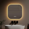 LED-Badezimmerspiegel mit 3 Lichtfarben & Memory-Funktion, rahmenloses Softcube-Design