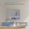 Echteckiger Badspiegel mit integrierter LED-Beleuchtung