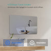 Echteckiger Badspiegel mit integrierter LED-Beleuchtung