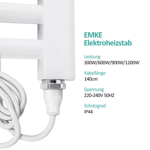 EMKE Heizstab 900W mit Thermostat und LCD-Bildschirm für