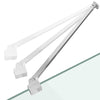 Duschwand-Stabilisator mit 180° Drehgelenk, ausziehbar bis 500 mm