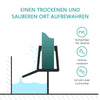 Duschdichtung mit Spritzwasserschutz, passend für 4–6 mm Glas
