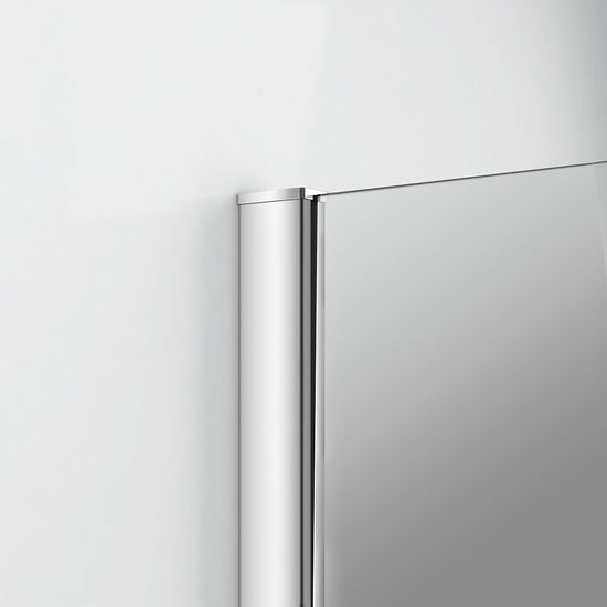 EMKE 6mm ESG-Sicherheitsglas Rahmenlos Eckeinstieg mit Beidseitiger Nano Beschichtung