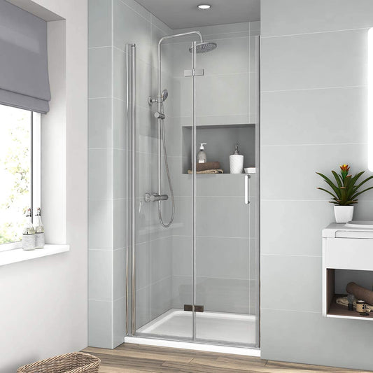 Eck-Duschkabine Folenco FBD+FMP, Höhe 195 cm