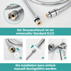 Hochflexibler Edelstahlschlauch mit G1/2''-Anschluss