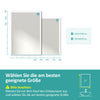 LED-Badspiegel mit Ablage & Anti‑Beschlagfunktion