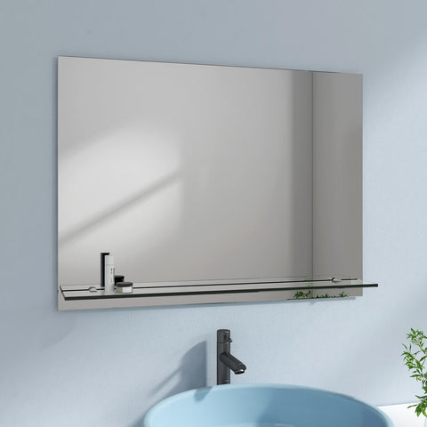 LM07 LED-Spiegel, Kleiner Badezimmerspiegel, Anti-Beschlag, Touch