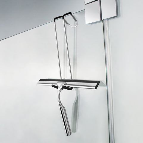 EMKE Duschabzieher mit Duschhaken für Duschkabine Badezimmer Spiegel Fenster