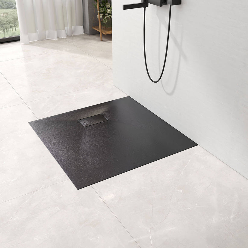 Duschwanne ST - Schwarz / 90 x 90 x 2.6 cm - Bild 13