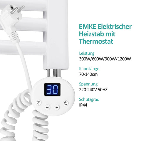 EMKE Heizstab „THE1“ (mit Thermostat und LCD-Bildschirm)