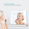 EMKE Kosmetikspiegel „CM08“ mit Beleuchtung, 3 Lichtfarben, Memory-Funktion, Wandmontage/Standfuß