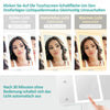 Klappbarer LED-Kosmetikspiegel mit 5x/7x Vergrößerung