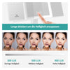 Klappbarer LED-Kosmetikspiegel mit 5x/7x Vergrößerung