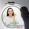 LED Spiegelleuchte mit 360° drehbaren Köpfen & warmweißem Licht, IP21