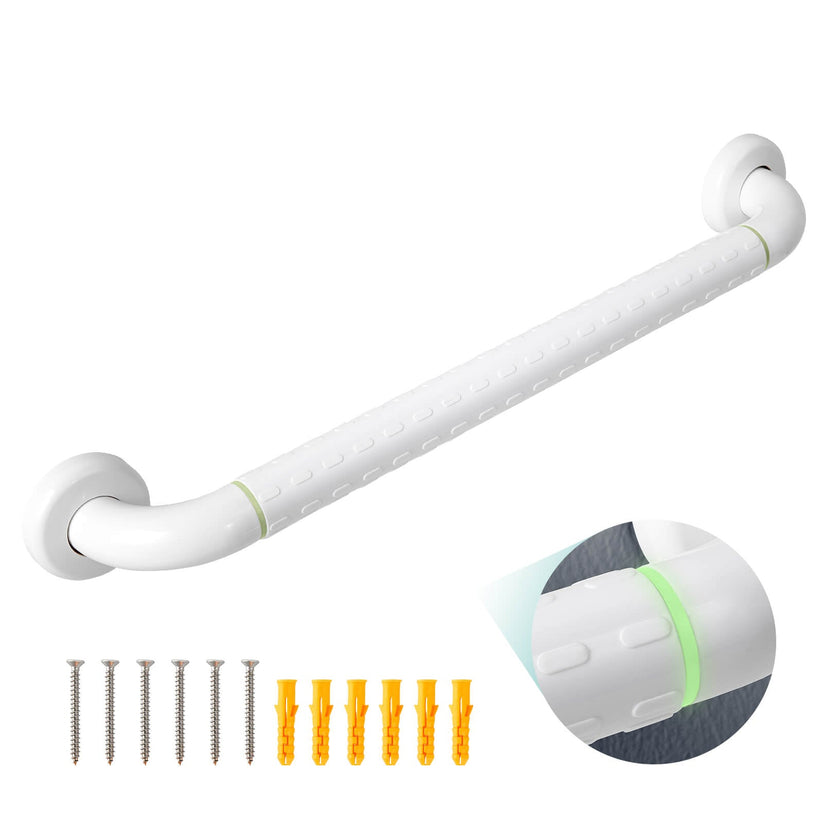 Wandmontiertes Sicherheitsgeländer aus Edelstahl mit rutschfester Oberfläche & Leuchtring - 57 cm - Bild 9