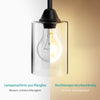 Stehlampe mit Glasschirm, Fußschalter & E27-Fassung
