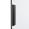 emke walk-in duschwand duschtueren glas schwarz detail